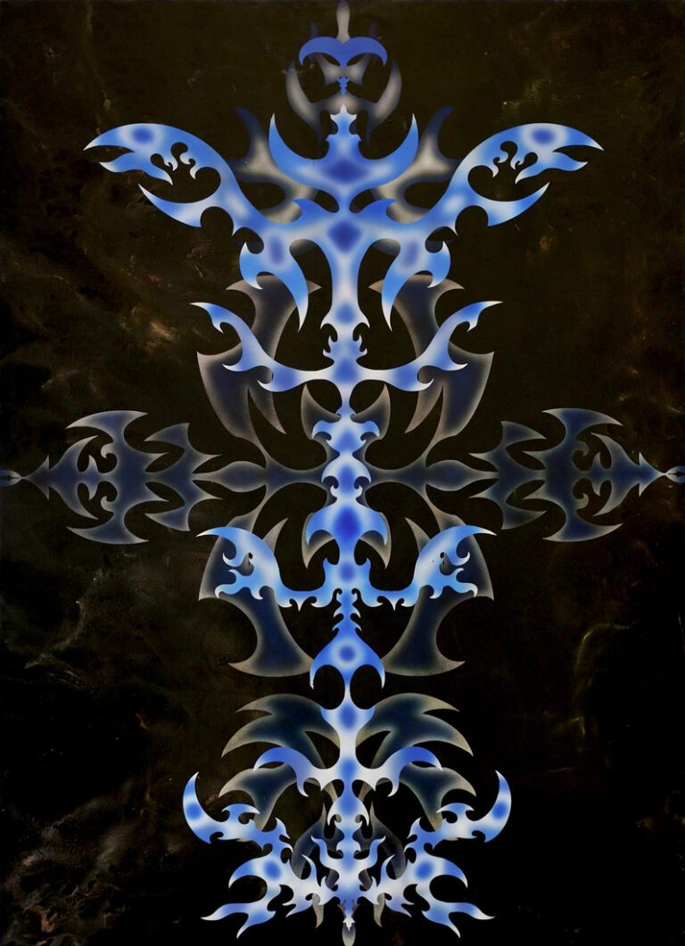 Bez tytułu, akryl na płótnie, 160x115cm, 2022