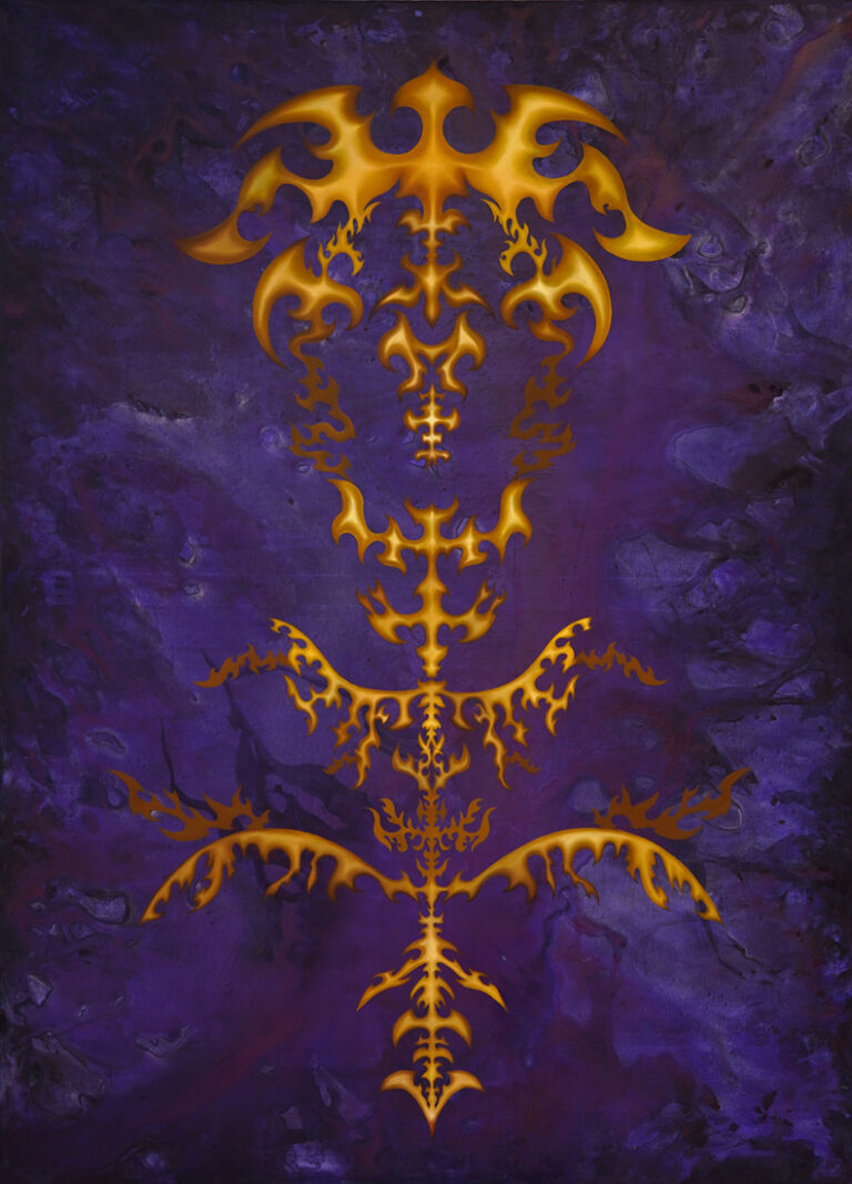 Bez tytułu, akryl na płótnie, 160x115cm, 2022