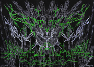 Obol, akryl na płótnie, 250x180cm, 2023