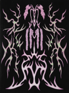 Betula pendula (III) (Brzoza brodawkowata) z cyklu Solastalgia, akryl na płótnie, 60x45cm, 2024