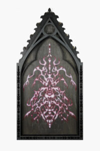 Omen I, 118x94,5cm, akryl na desce, 2024