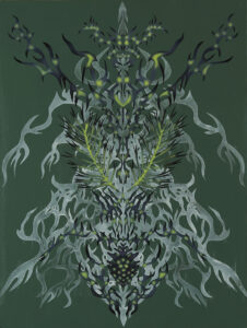 Pinus sylvestris (II) (Sosna zwyczajna) z cyklu Solastalgia akryl na płótnie, 60x45cm, 2024