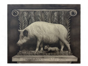 Locha Laurentyńska, akryl na płótnie, 90×110 cm, 2025