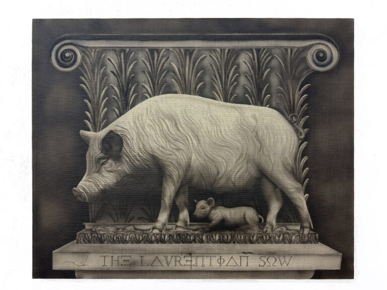 Locha Laurentyńska, akryl na płótnie, 90×110 cm, 2025