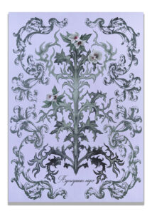 Lulek czarny, olej i akryl na płótnie, 140×100 cm, 2025